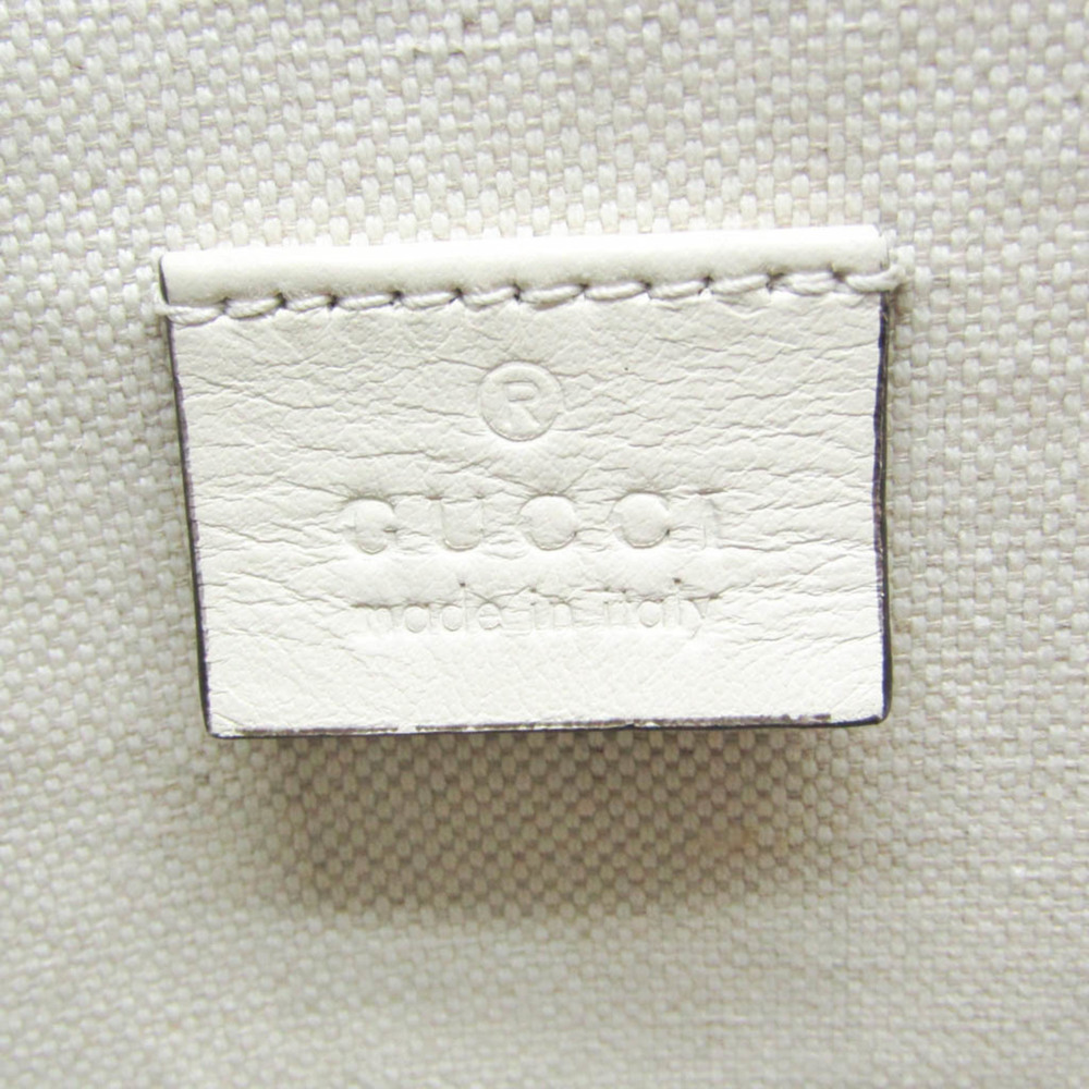 GUCCI White Leather Fanny Pack - Picture 14 of 16